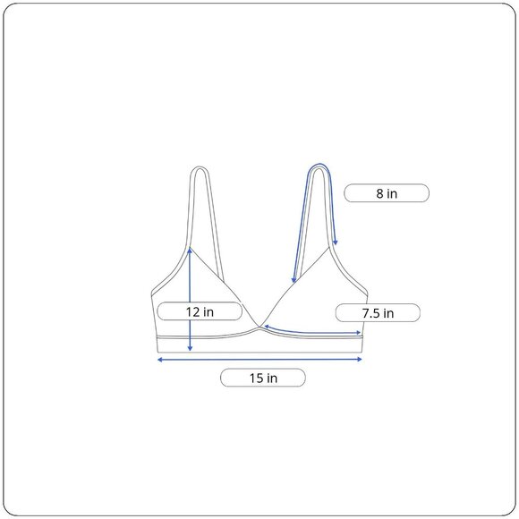 Lululemon Black Underwire Longline Bra With Adjustable Straps Szize 38C - Picture 8 of 8